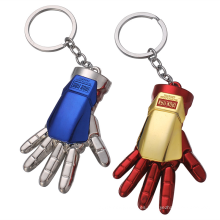 Serie de cómics Marvel Anime Avengers Figuras Keyring Cartoon League of Legends personaje Keychain